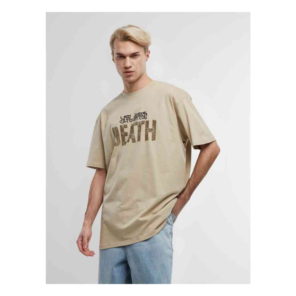Mister Tee Upscale - Life After Death Oversize Tshirt Homme - Beige